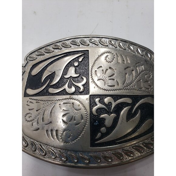 Lot Of 3 Vintage Oklahoma City Guess Y2K Chunky Big Two Tone Western Belt Buckle - Picture 14 of 16